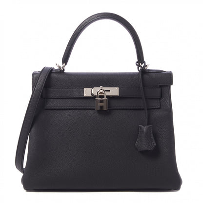 Hermes Togo Kelly Retourne 28 Black 1 of 34