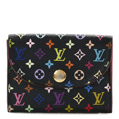 Louis Vuitton Monogram Multicolor Business Card Holder Black Grenade 1 of 8