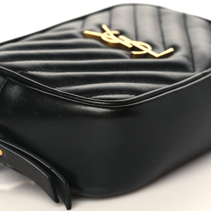 Saint Laurent Calfskin Matelasse Monogram Lou Belt Bag Black 7 of 8