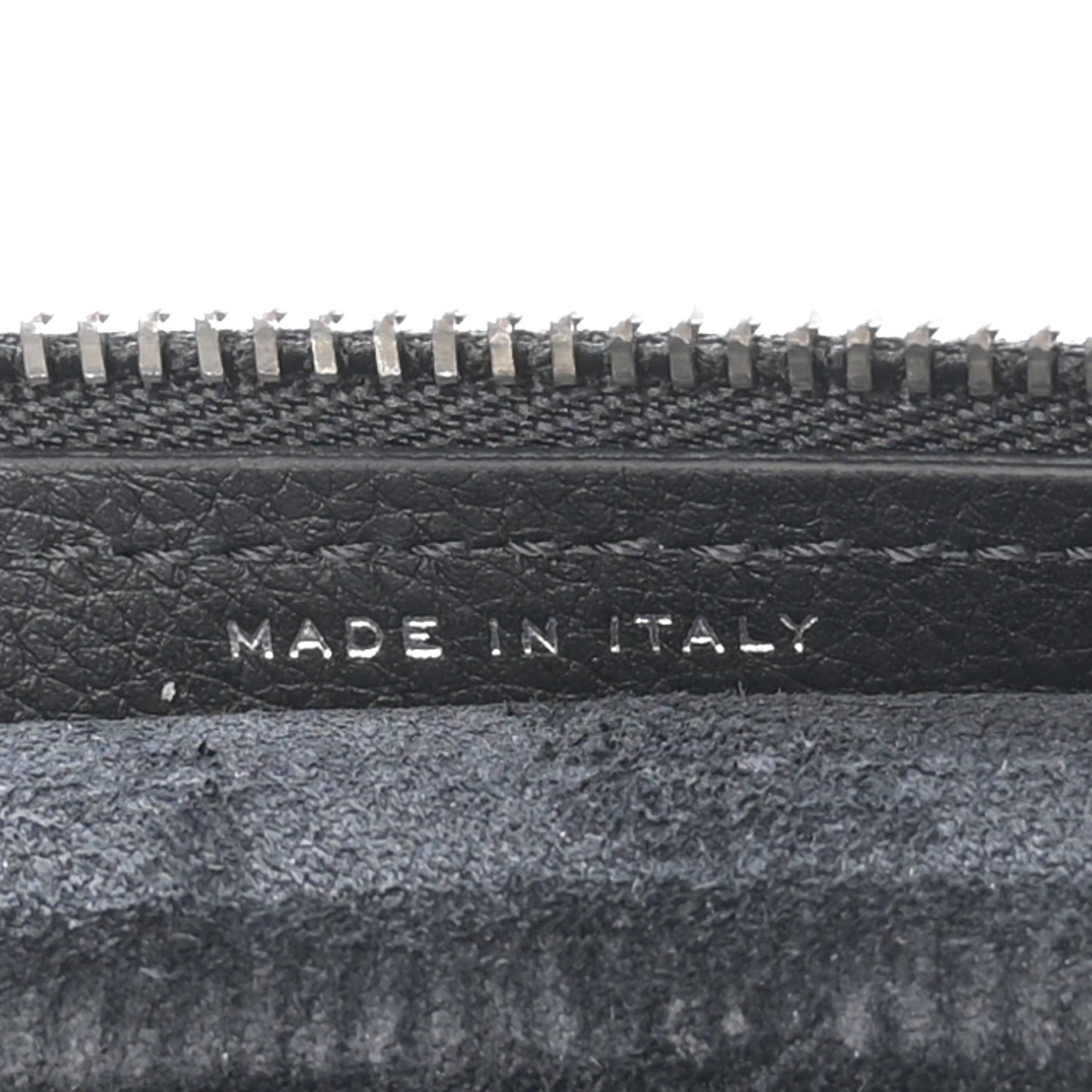 Grained Calfskin Small Slouchy Banana Bag Black