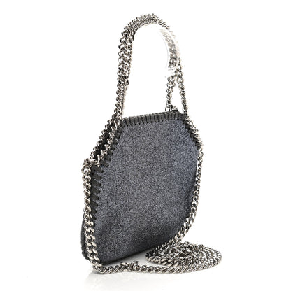 Stella McCartney Glitter Tiny Falabella Tote Silver 3 of 9