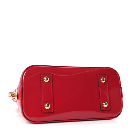 Louis Vuitton Vernis Alma BB Cherry 4 of 9