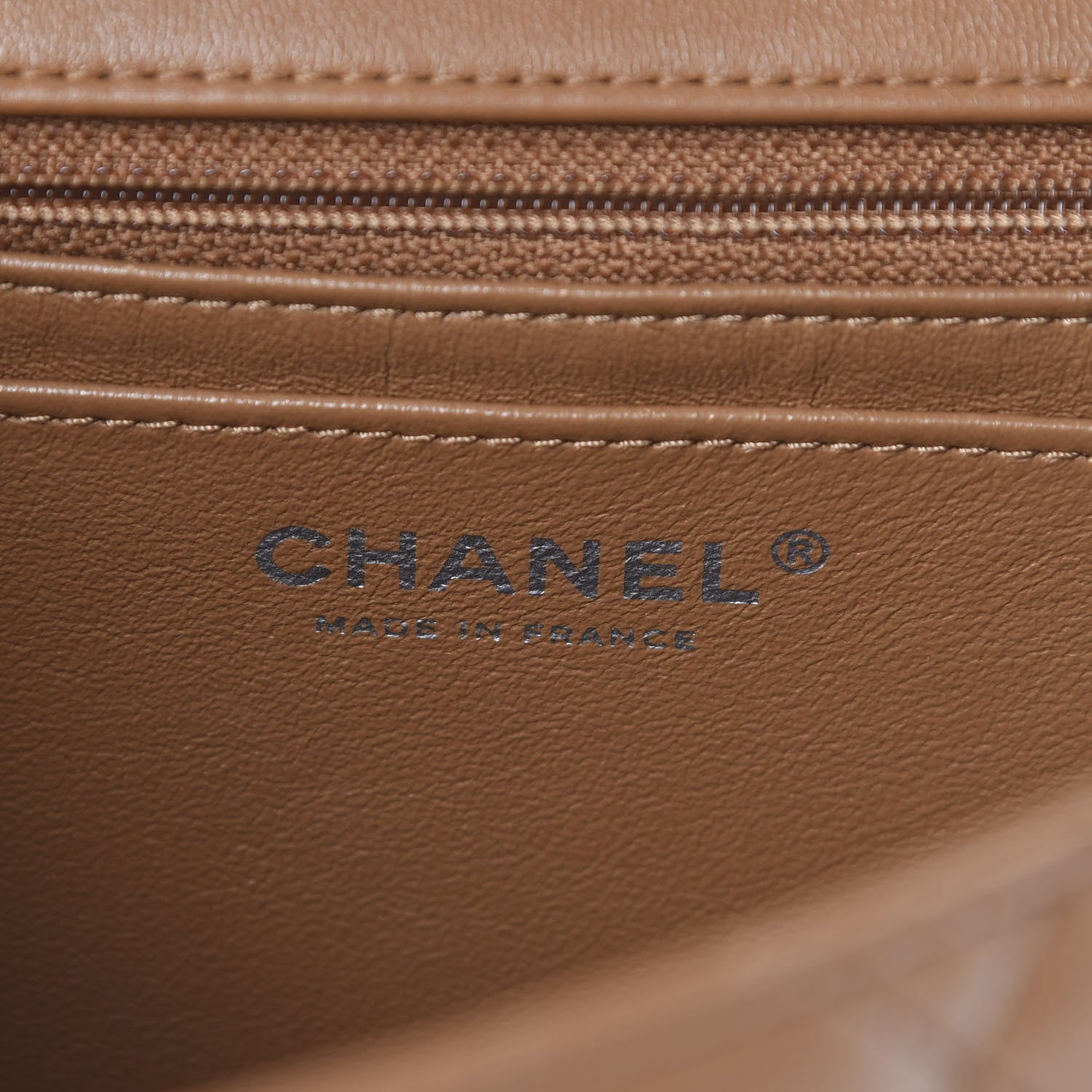 Chanel Lambskin Quilted Elementary Chic Flap Brown 5 of 12