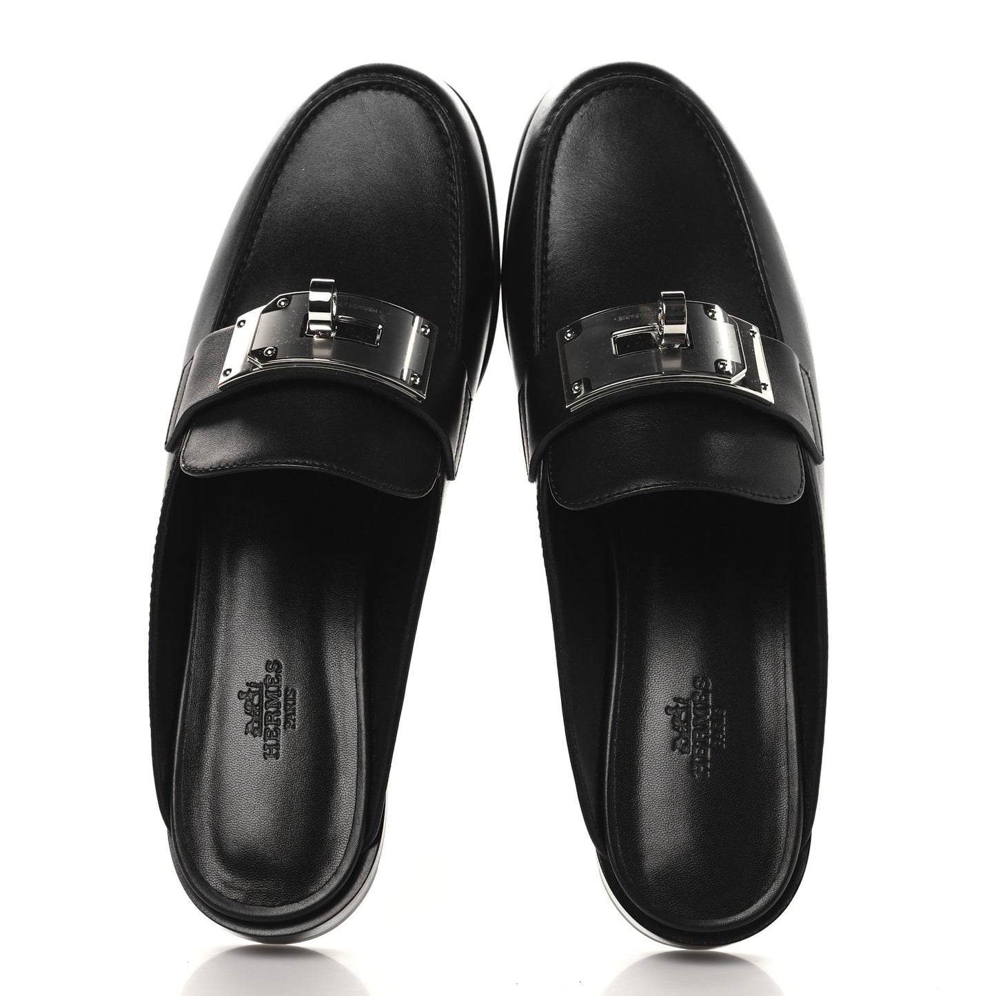 Calfskin Iota Mules 40 Black