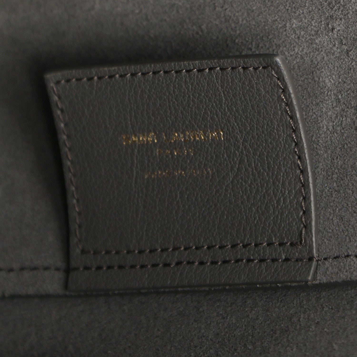 Saint Laurent Calfskin Large Shopping Tote Fog 7 of 11