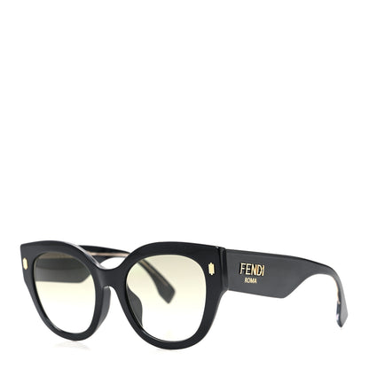 Fendi Acetate Cat Eye Sunglasses FF0452/F/S Black 1 of 7