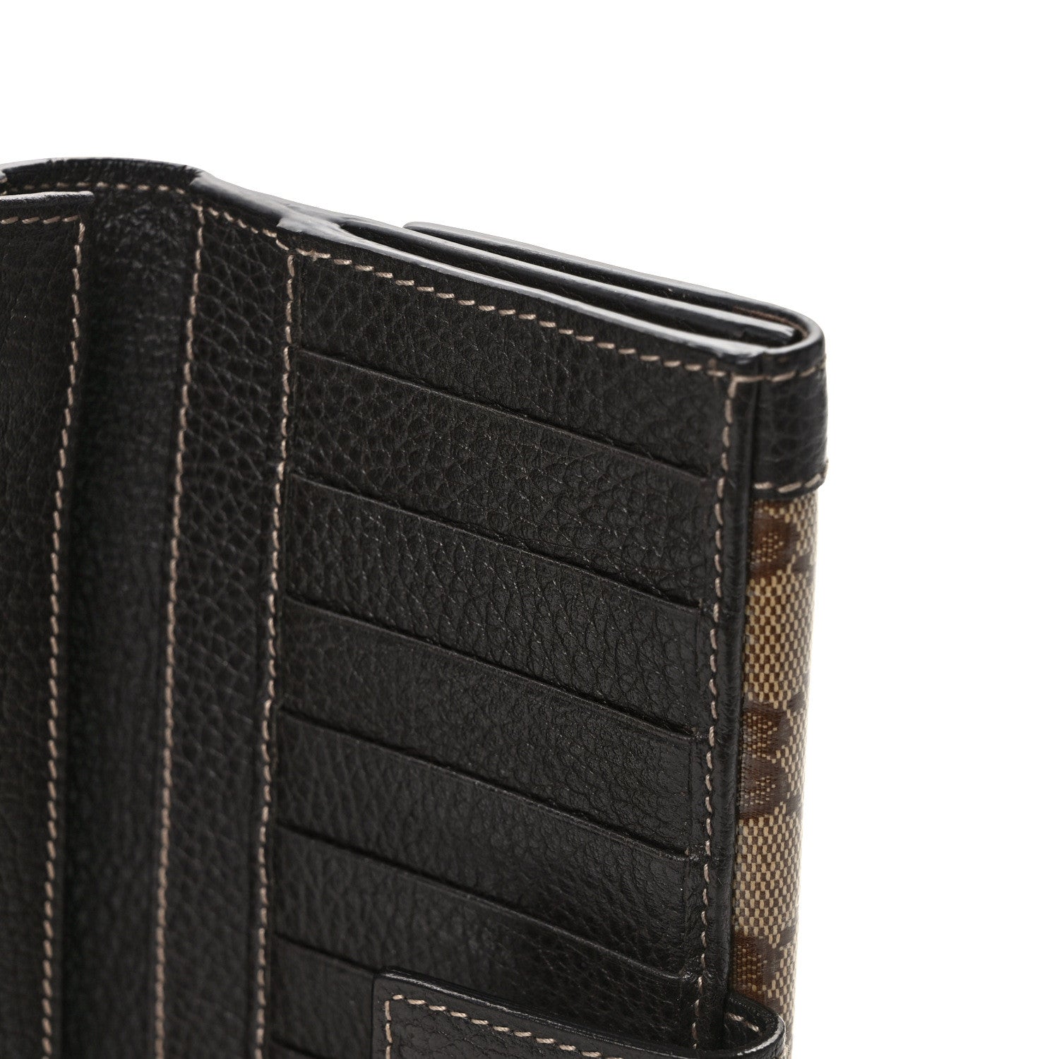 Gucci Crystal Monogram Continental Charmy Wallet Brown 9 of 9