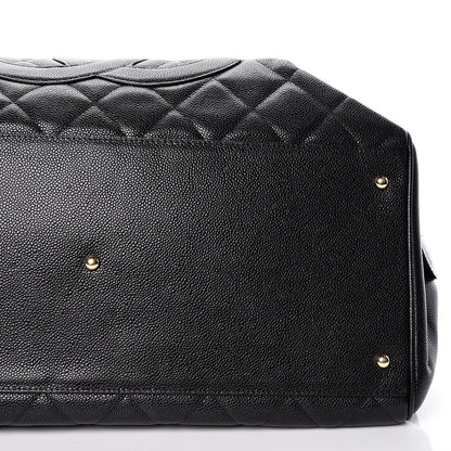 Chanel Caviar Quilted CC Tote Black 13 of 14