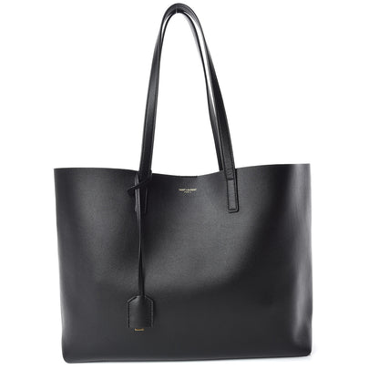 Saint Laurent Calfskin Large Shopping Tote Black 3 of 10