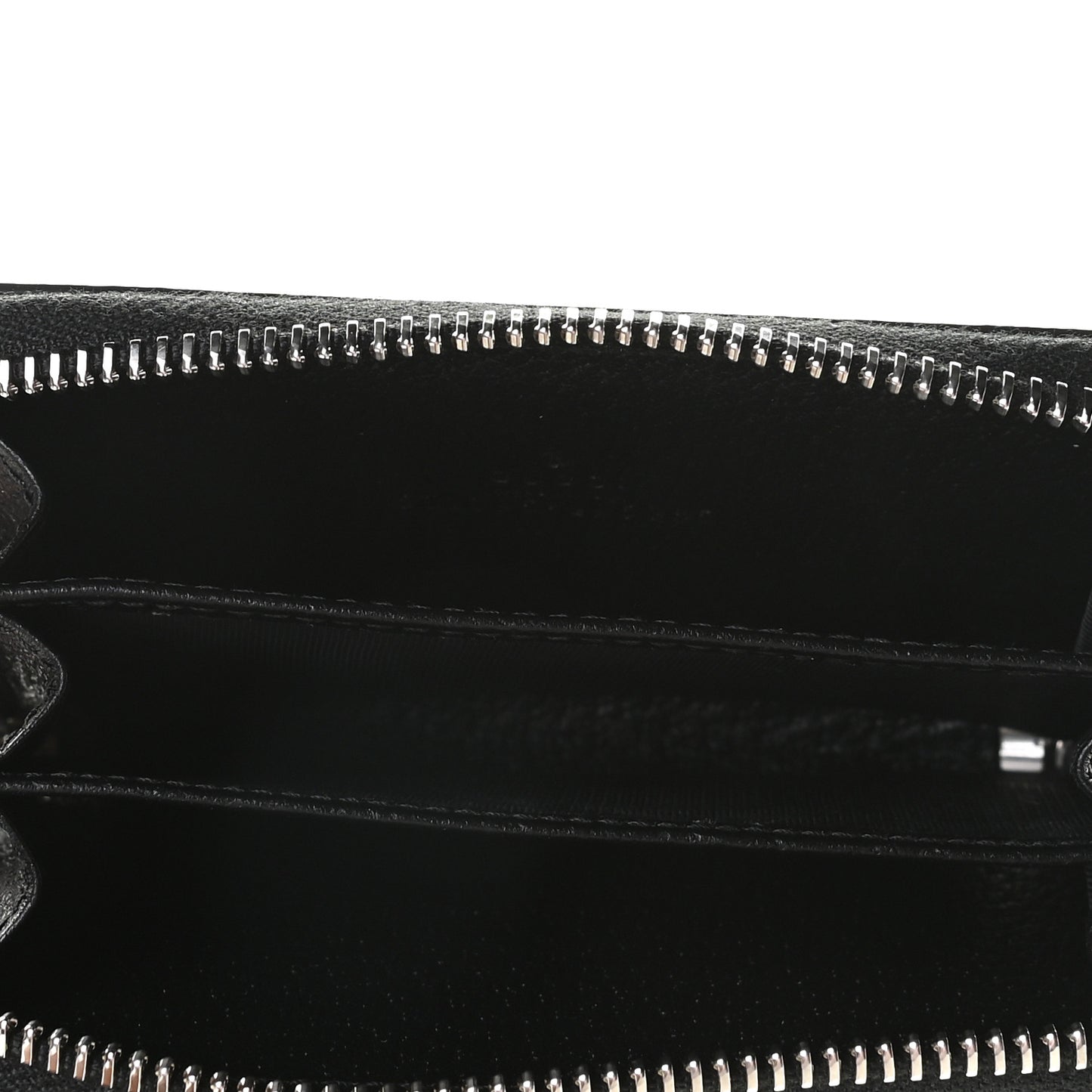 GG Supreme Monogram Psychedelic Zip Around Card Case Wallet Black