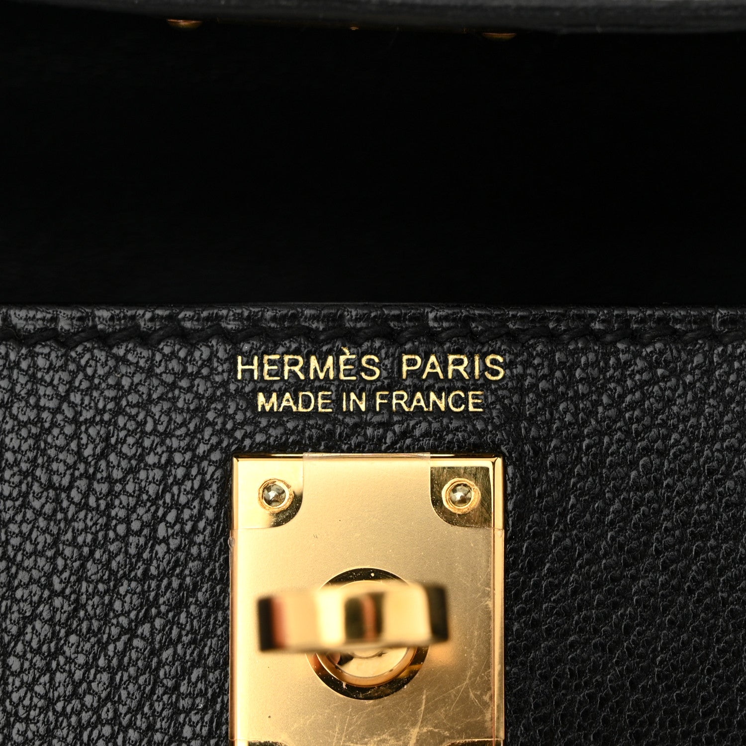 Hermes Chevre Chamkila Mini Kelly Sellier 20 Black 6 of 11