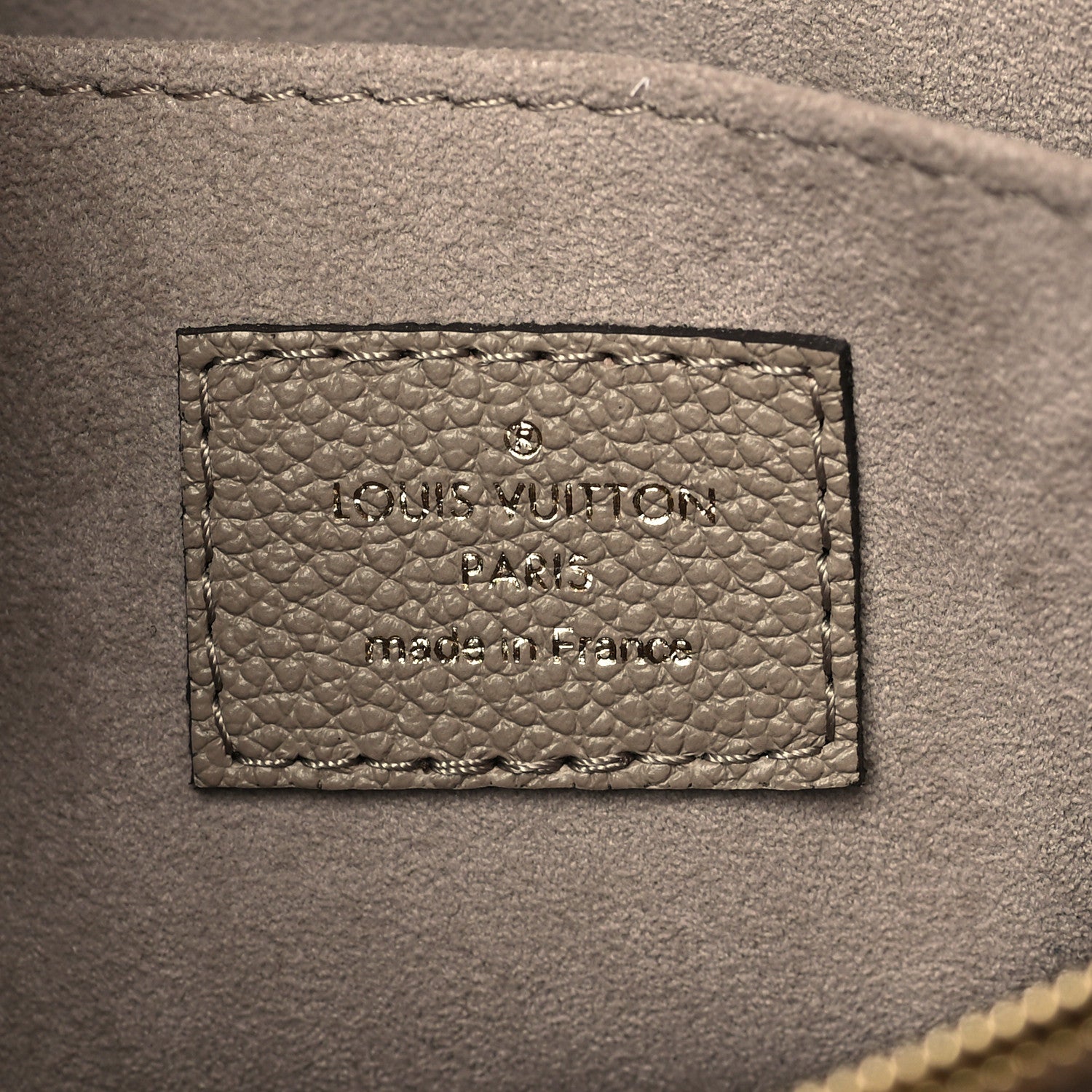 Louis Vuitton Empreinte Monogram Giant Madeleine MM Dove Grey Beige 5 of 5