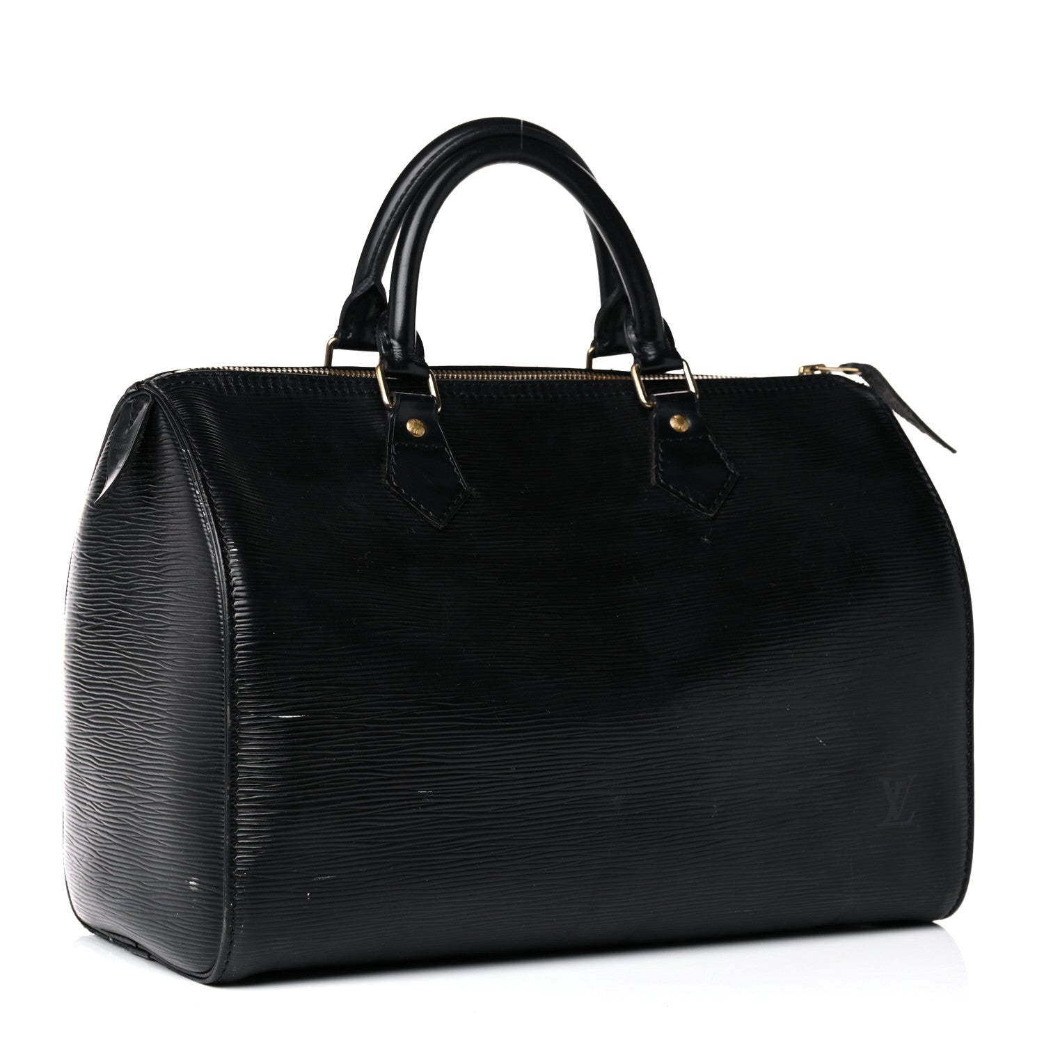 Louis Vuitton Epi Speedy 30 Black 3 of 28