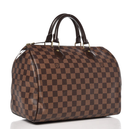 Louis Vuitton Damier Ebene Speedy 30 3 of 8