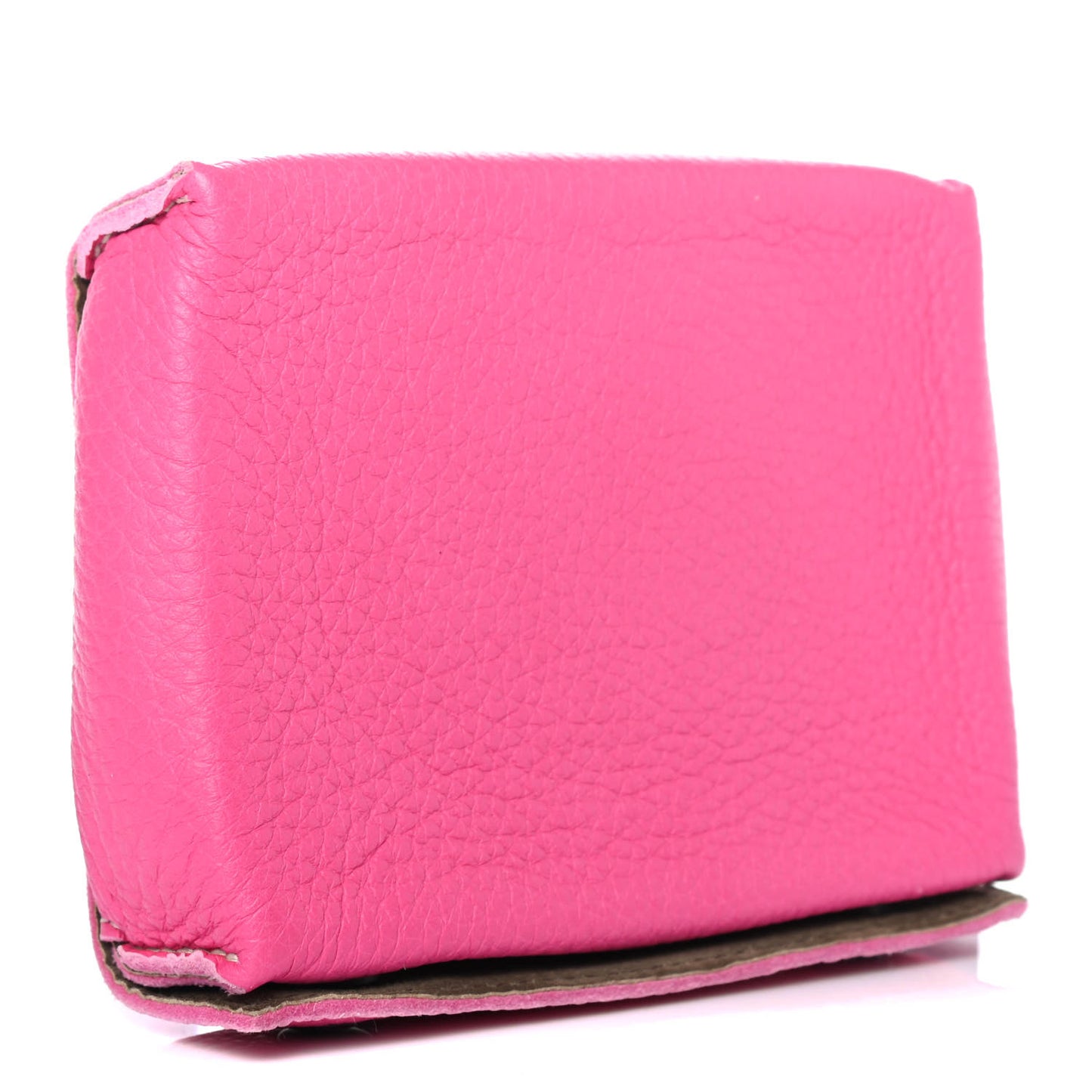 Nappa Intrecciato Jewelry Pouch Rosa Shock