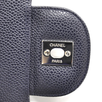 Chanel Caviar Jumbo Single Flap Navy Blue 9 of 9