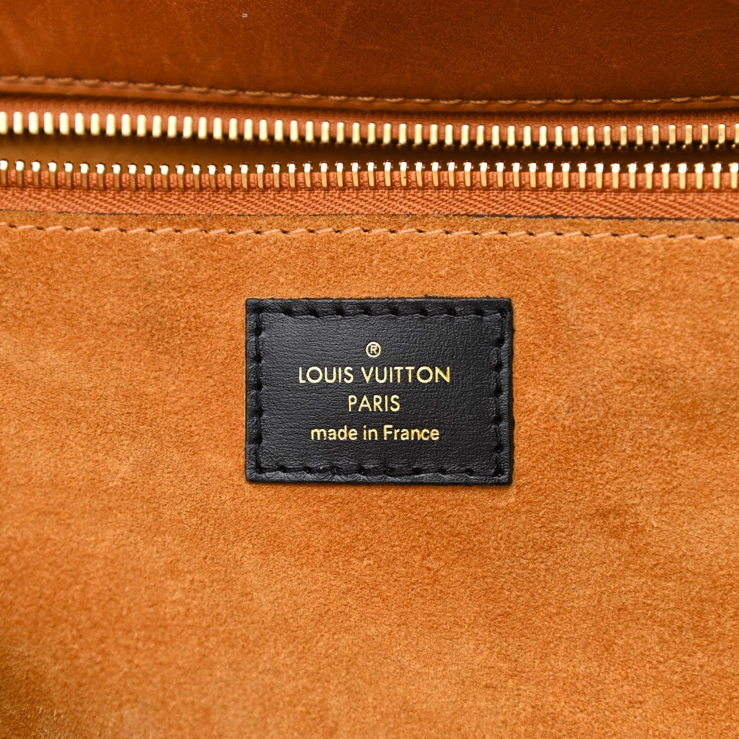 Monogram Cuir Orfevre Tote W PM Noisette