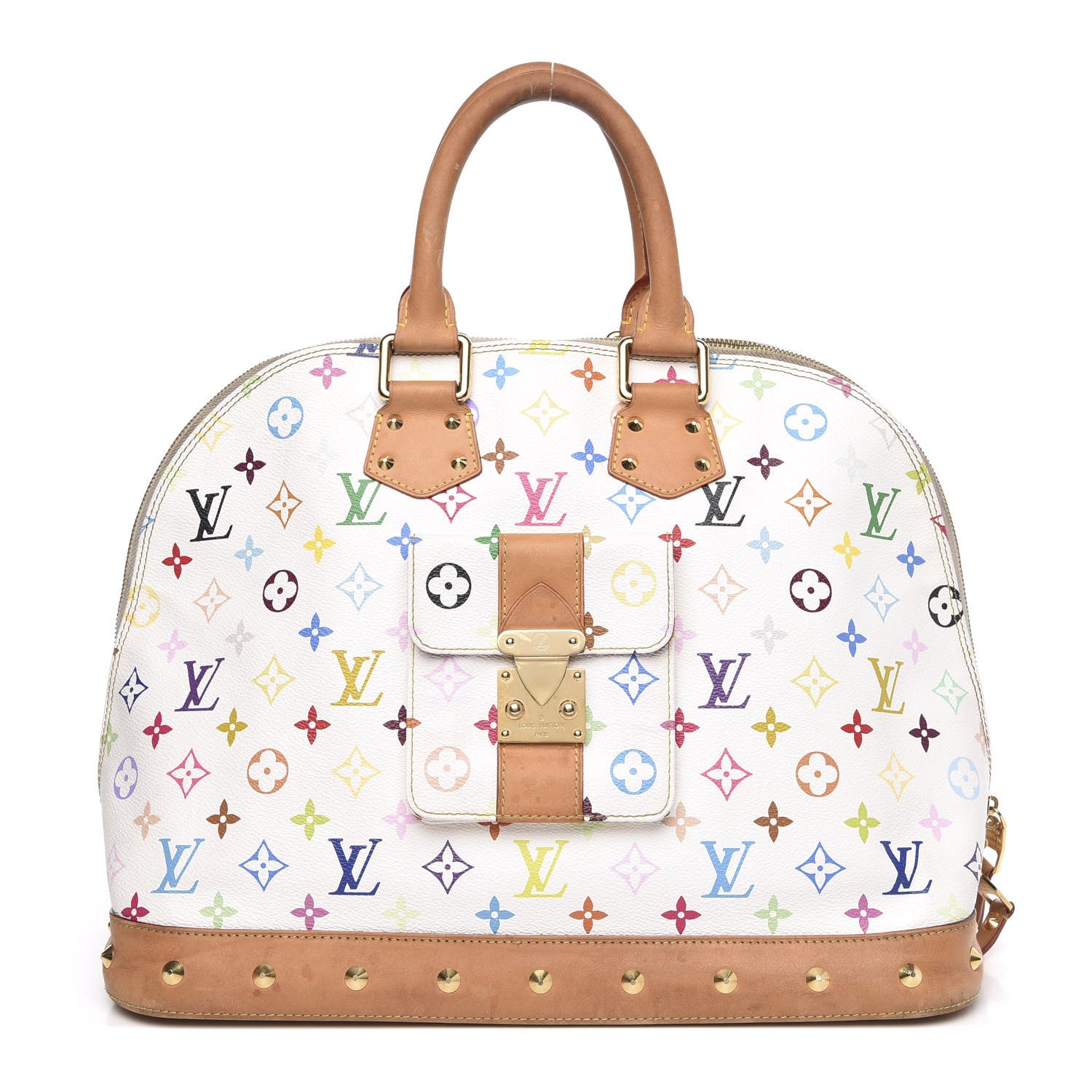 Louis Vuitton Monogram Multicolor Alma GM White 1 of 18