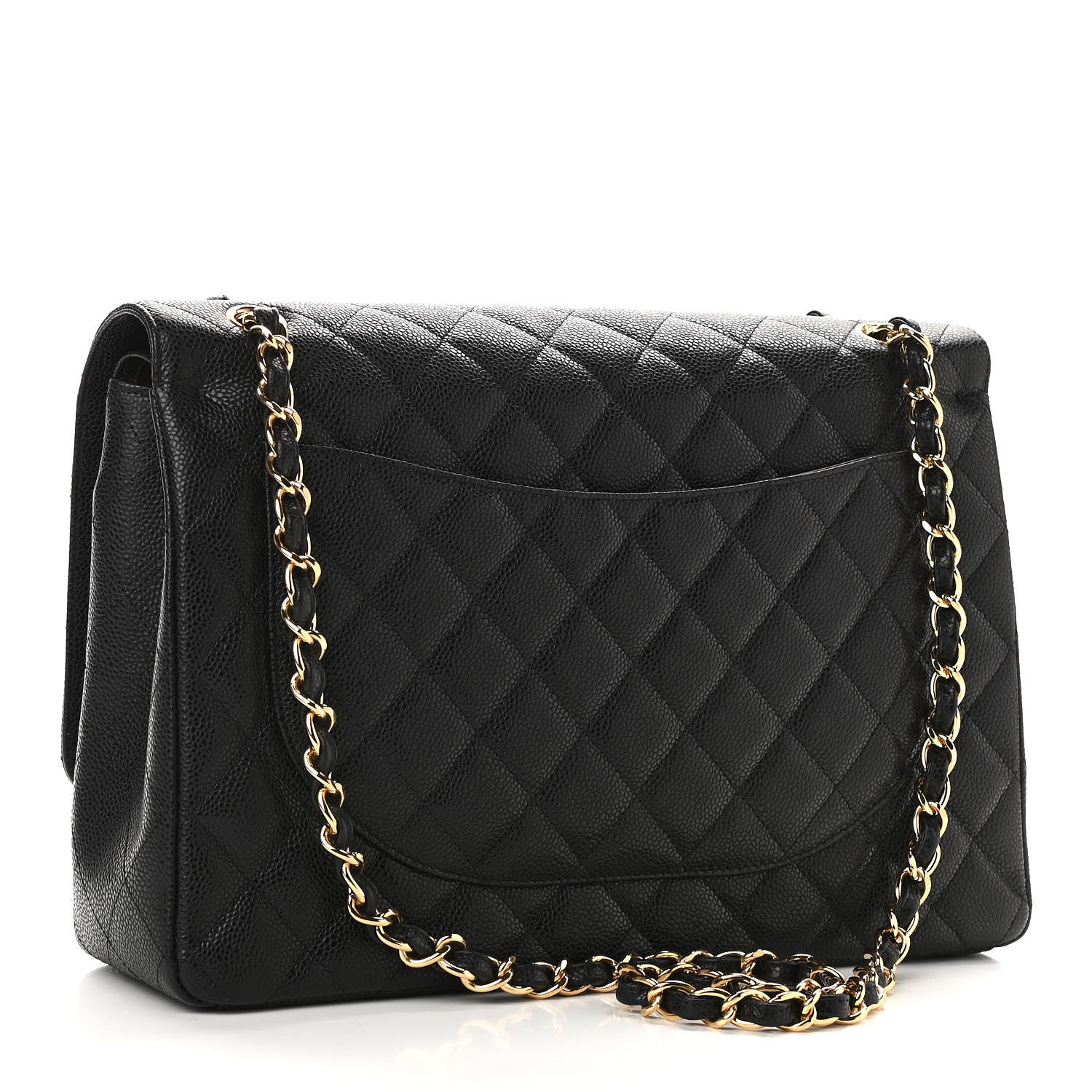 Chanel Caviar Quilted Maxi Double Flap Black 3 of 10