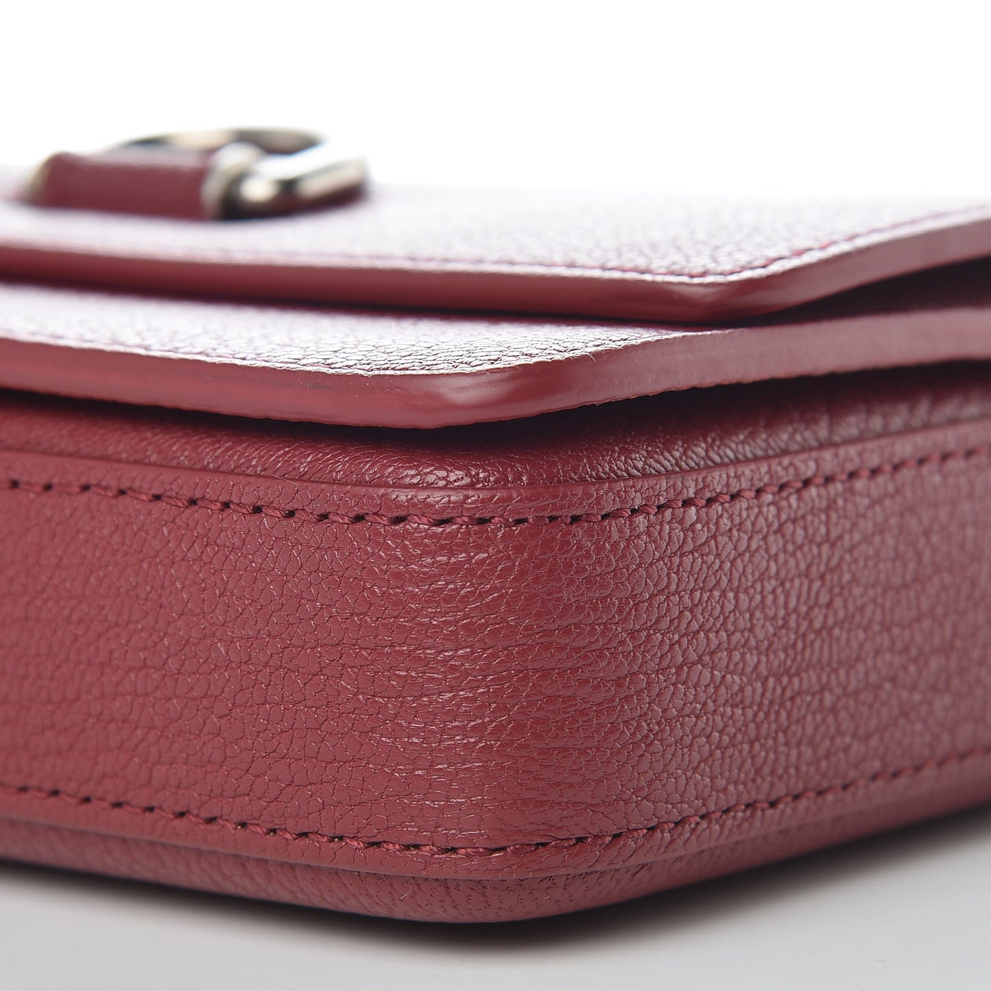 Hayes Goatskin D-Ring Mini Bag Crimson