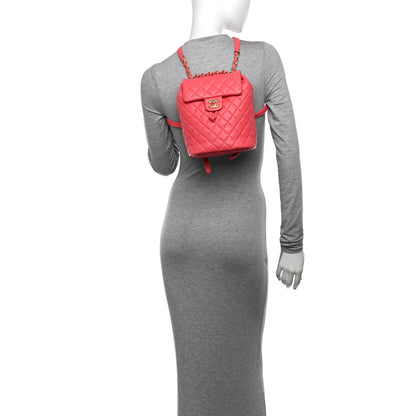 Chanel Caviar Quilted Mini Urban Spirit Backpack Pink 2 of 10