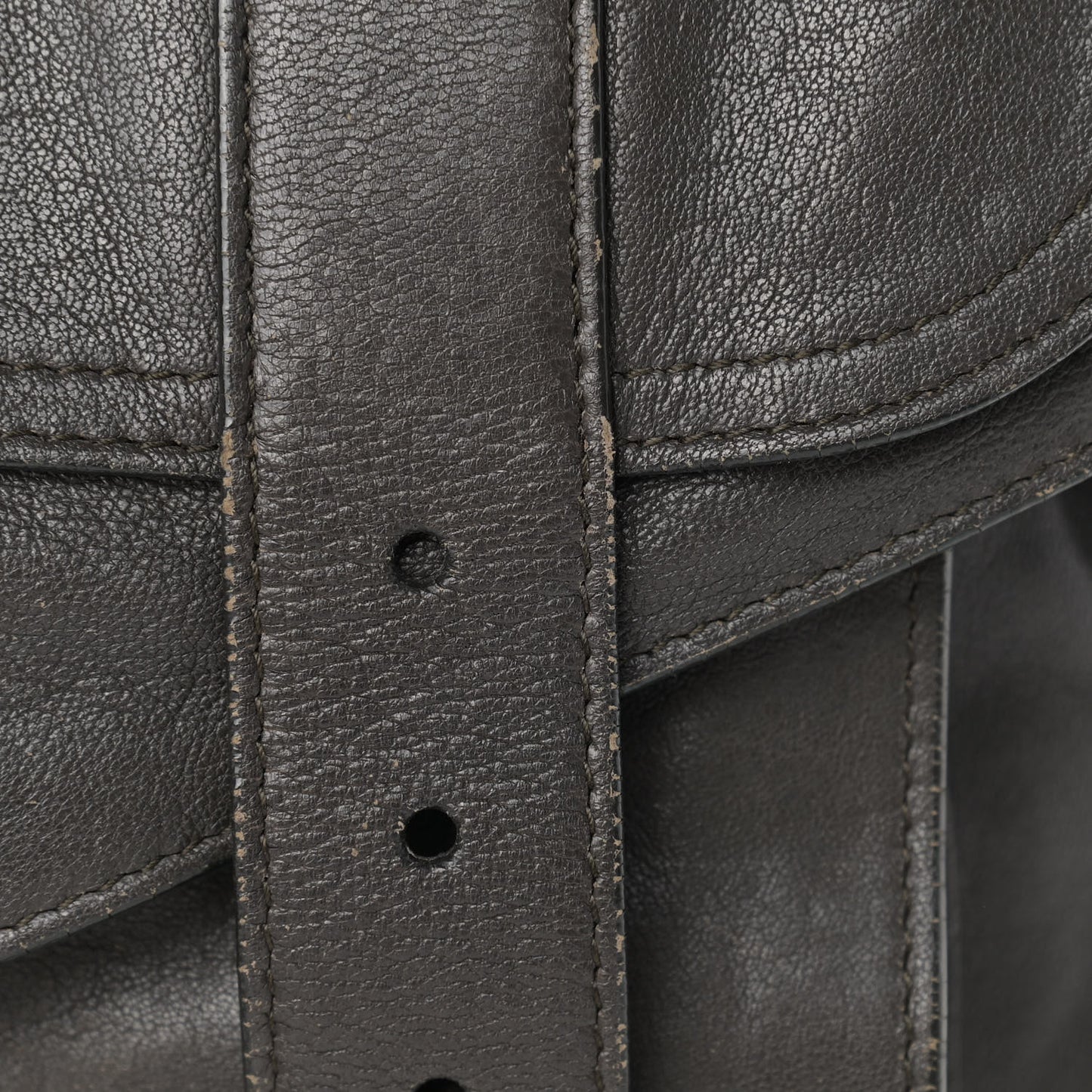 Lambskin Medium PS1 Satchel Smoke