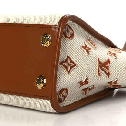 Louis Vuitton Canvas Calfskin Monogram On My Side PM Caramel Tan 8 of 8