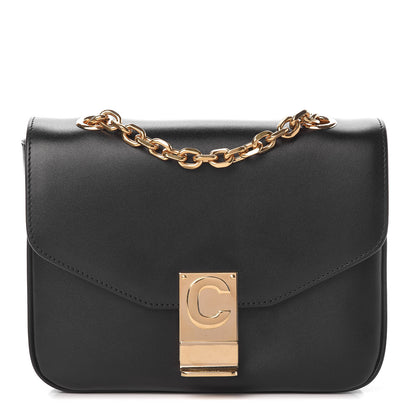 Celine Shiny Calfskin Small C Bag Black 1 of 10