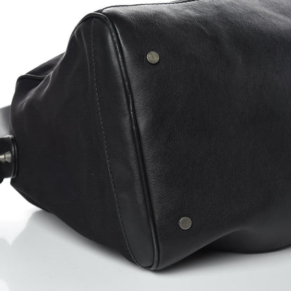 Balenciaga Nylon Agneau Classic Hardware Small Squash Duffle Bag Black 8 of 13