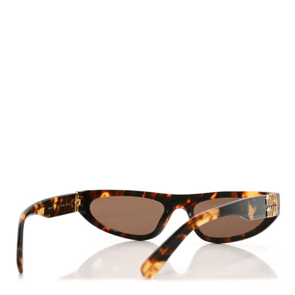 Miu Miu Acetate Glimpse Cat Eye Sunglasses SMU 07Z Tortoise 4 of 7