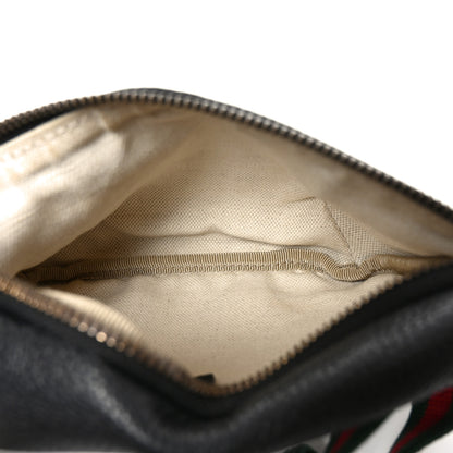 Gucci Grained Calfskin Small Logo Belt Bag Black 5 of 10