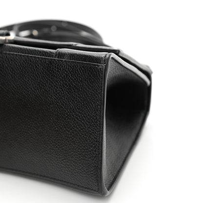 Balenciaga Grained Calfskin Small Hourglass Top Handle Bag Black 8 of 8