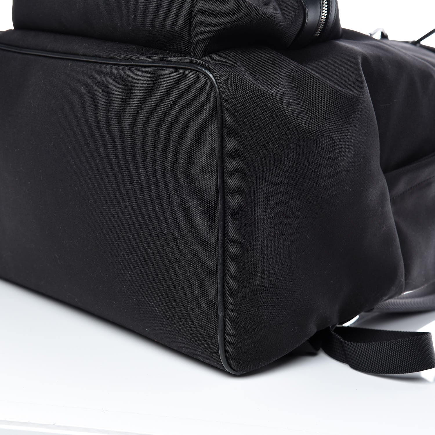 Saint Laurent Canvas Nylon Giant City Backpack Black 6 of 10