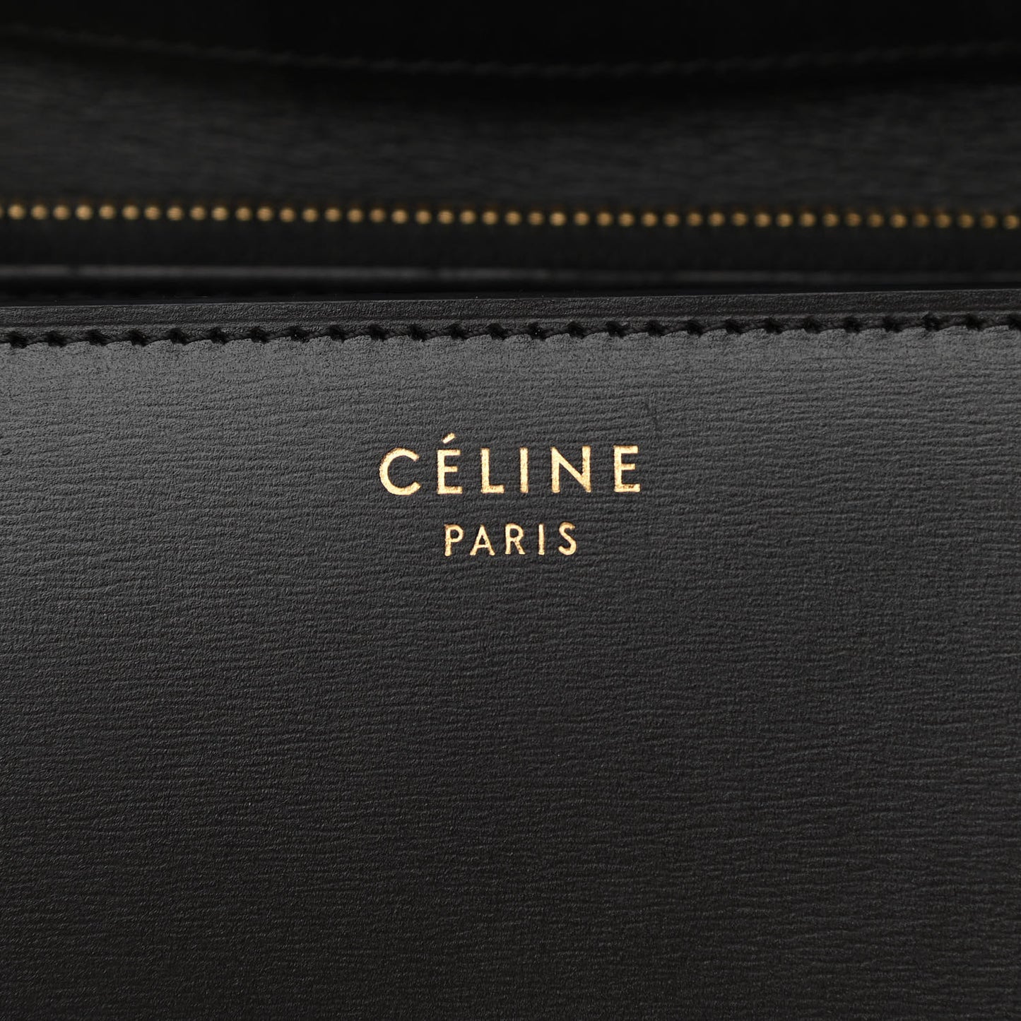 Box Calfskin Medium Classic Box Flap Bag Black