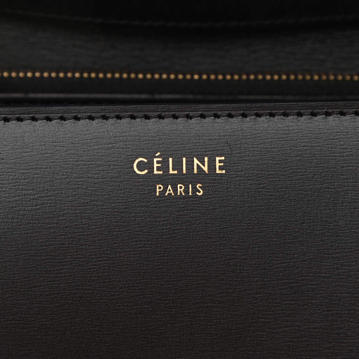 Celine Box Calfskin Medium Classic Box Flap Bag Black 6 of 14