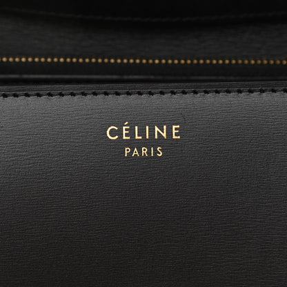 Celine Box Calfskin Medium Classic Box Flap Bag Black 6 of 14