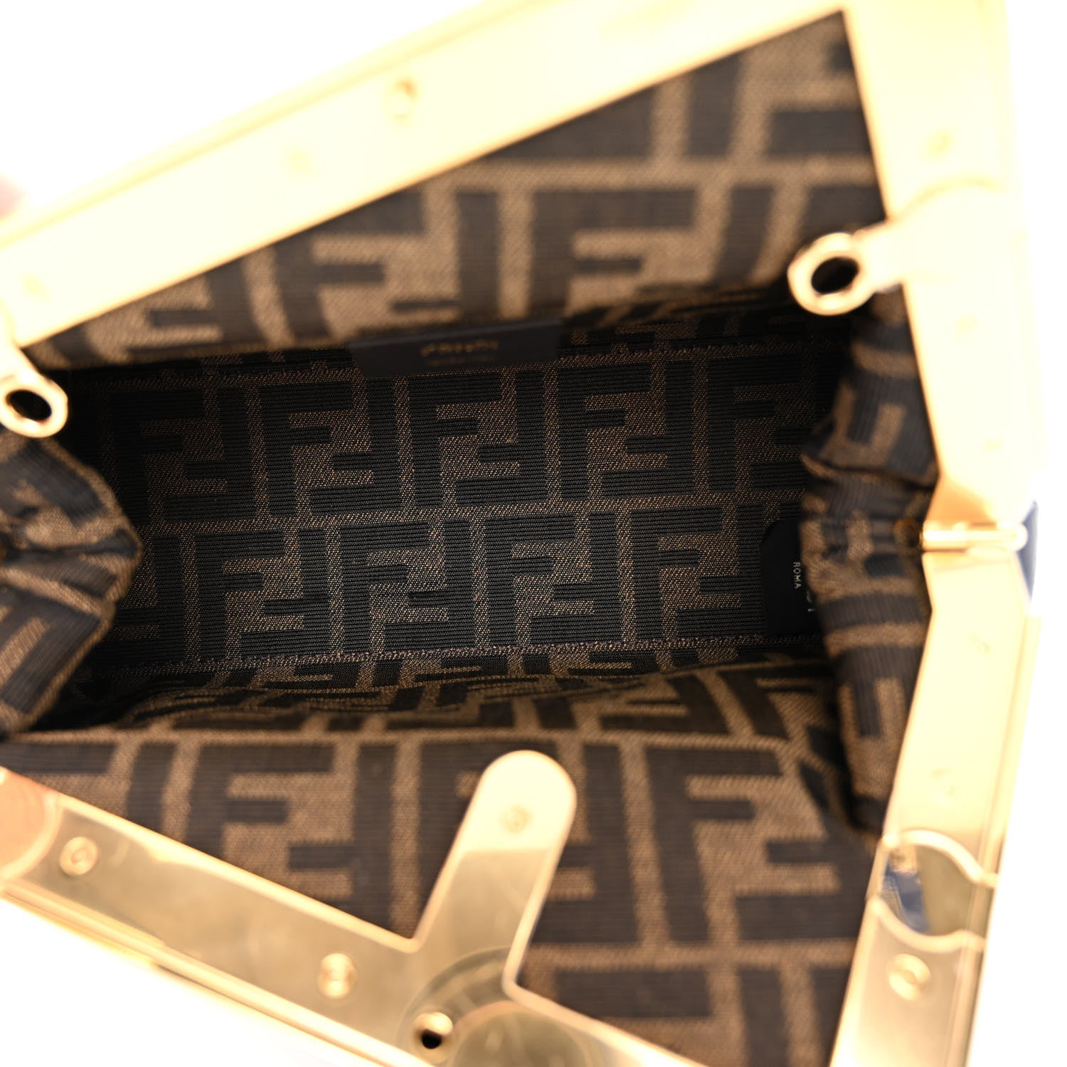 Fendi Shiny Nappa Small Fendi First Midnight Blue 5 of 11