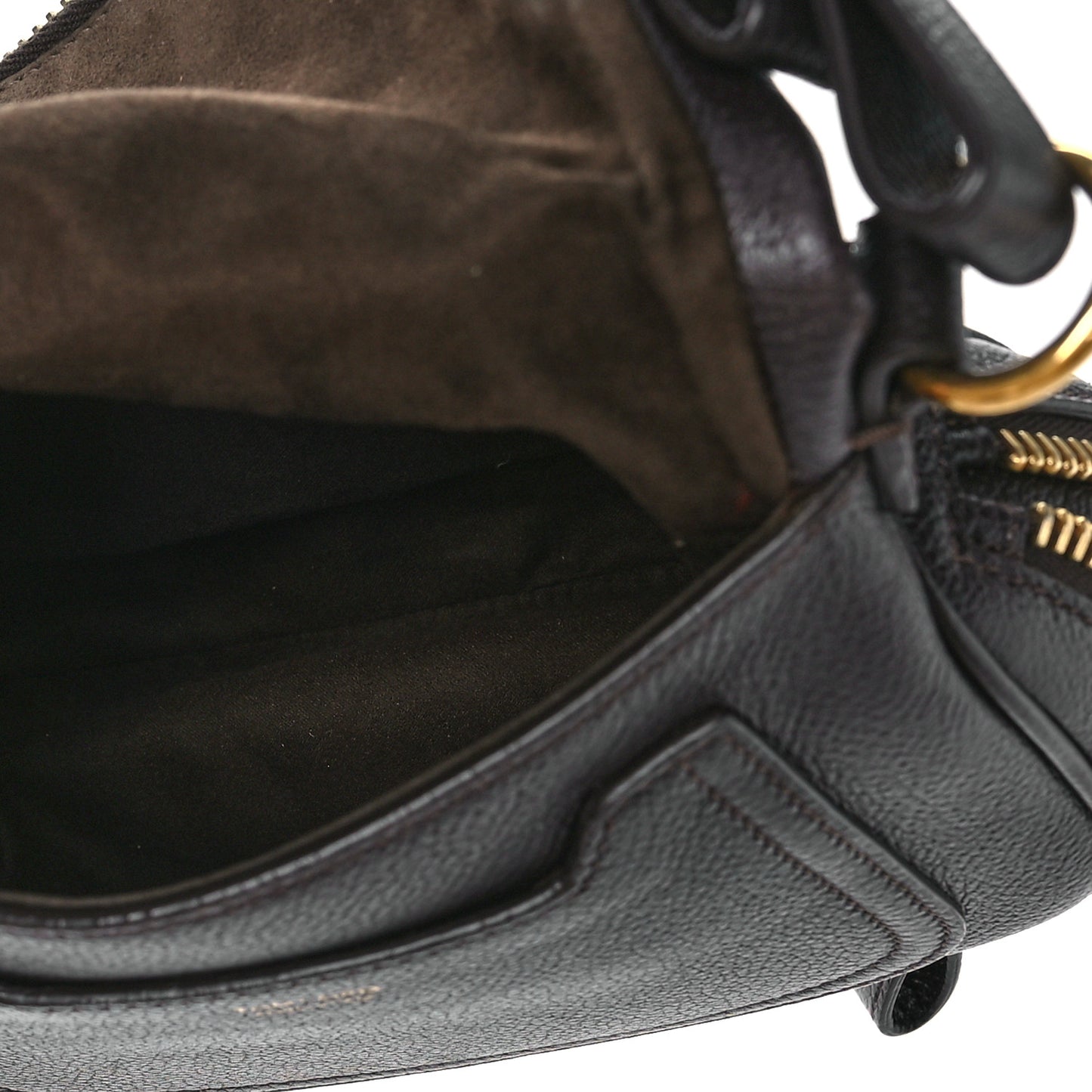 Calfskin Mini Jennifer Crossbody Bag Brown