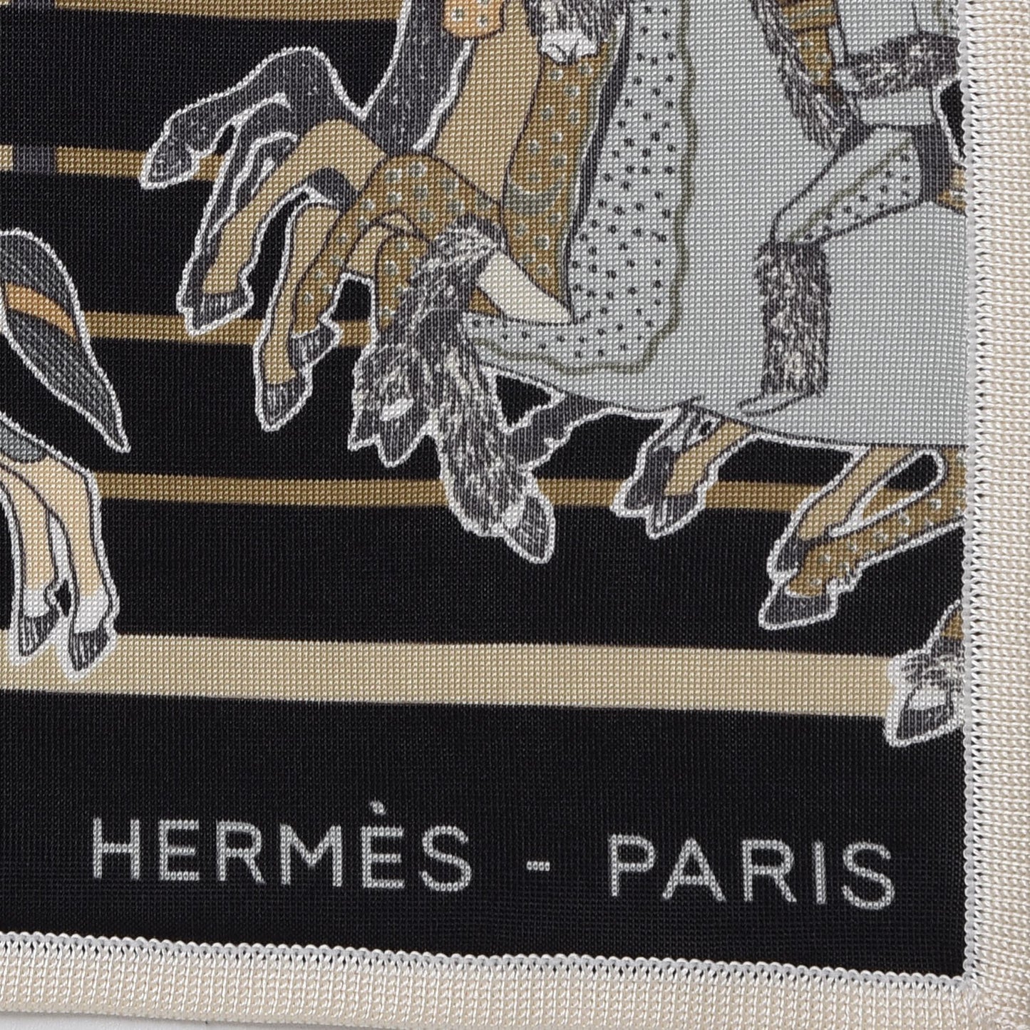 Silk Jersey Carre En Carres Scarf 90