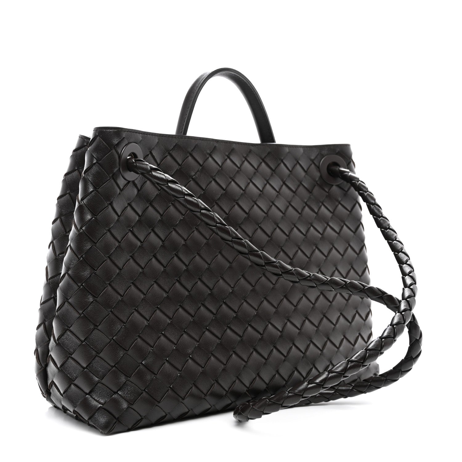 Bottega Veneta Nappa Intrecciato Medium Andiamo Shoulder Bag Fondant 3 of 9