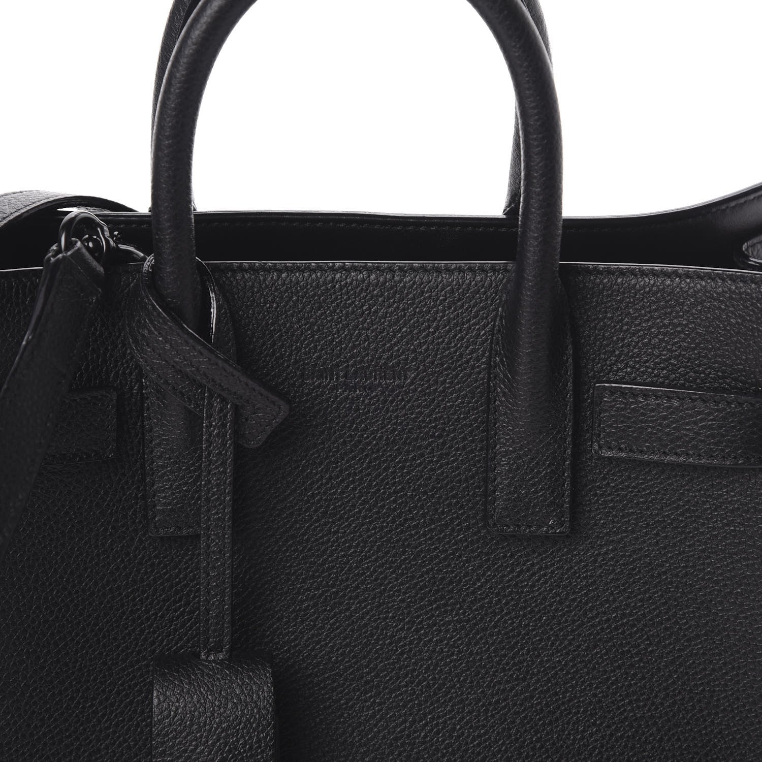 Saint Laurent Grained Calfskin Nano Sac De Jour Black 12 of 12