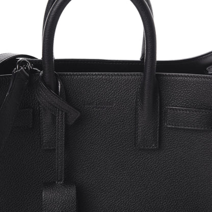 Saint Laurent Grained Calfskin Nano Sac De Jour Black 12 of 12