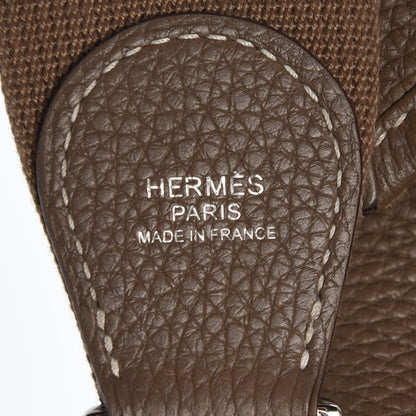 Hermes Taurillon Clemence Evelyne III PM Etoupe 22 of 30