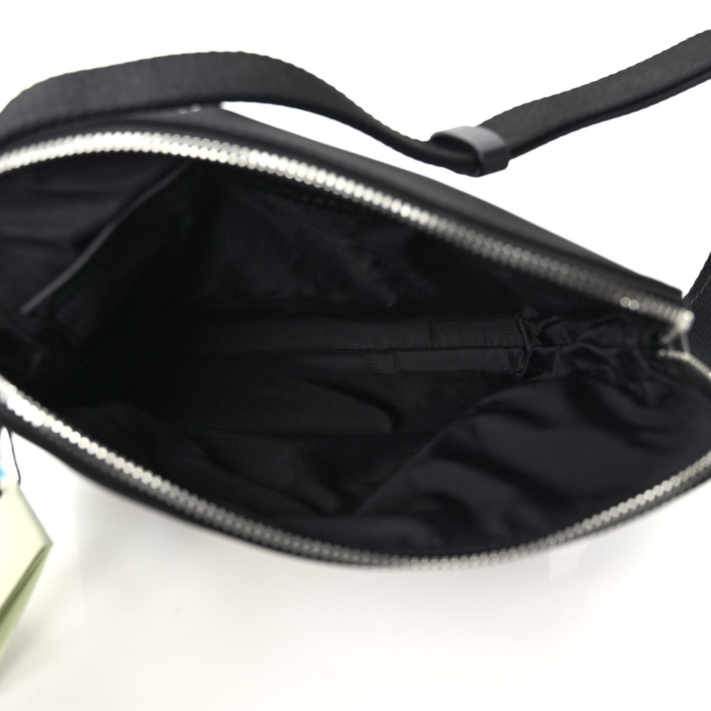 Econyl Logo Print Crossbody Bag Black