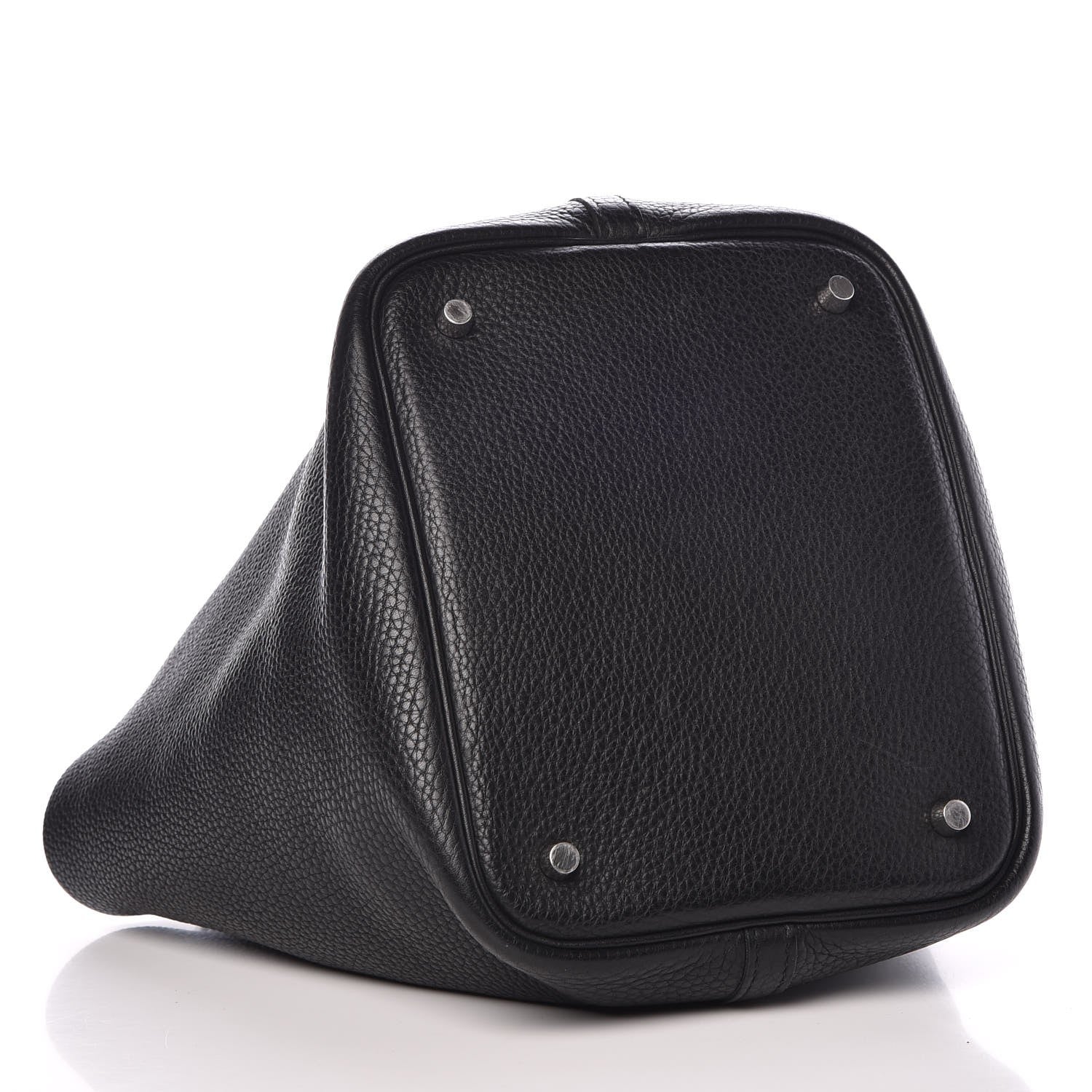 Hermes Taurillon Clemence Picotin 22 MM Black 4 of 7