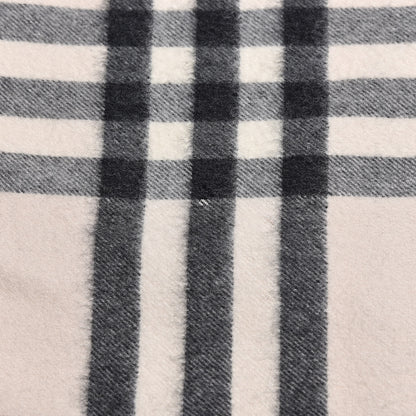 Burberry Cashmere Check Snood Scarf Ivory 5 of 5