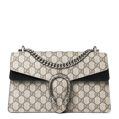 Gucci GG Supreme Monogram Small Dionysus Shoulder Bag Black 1 of 12