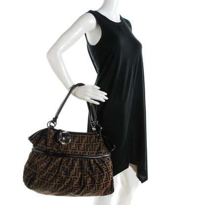 Fendi Zucca Large Chef Shopper Tote Tobacco 2 of 8