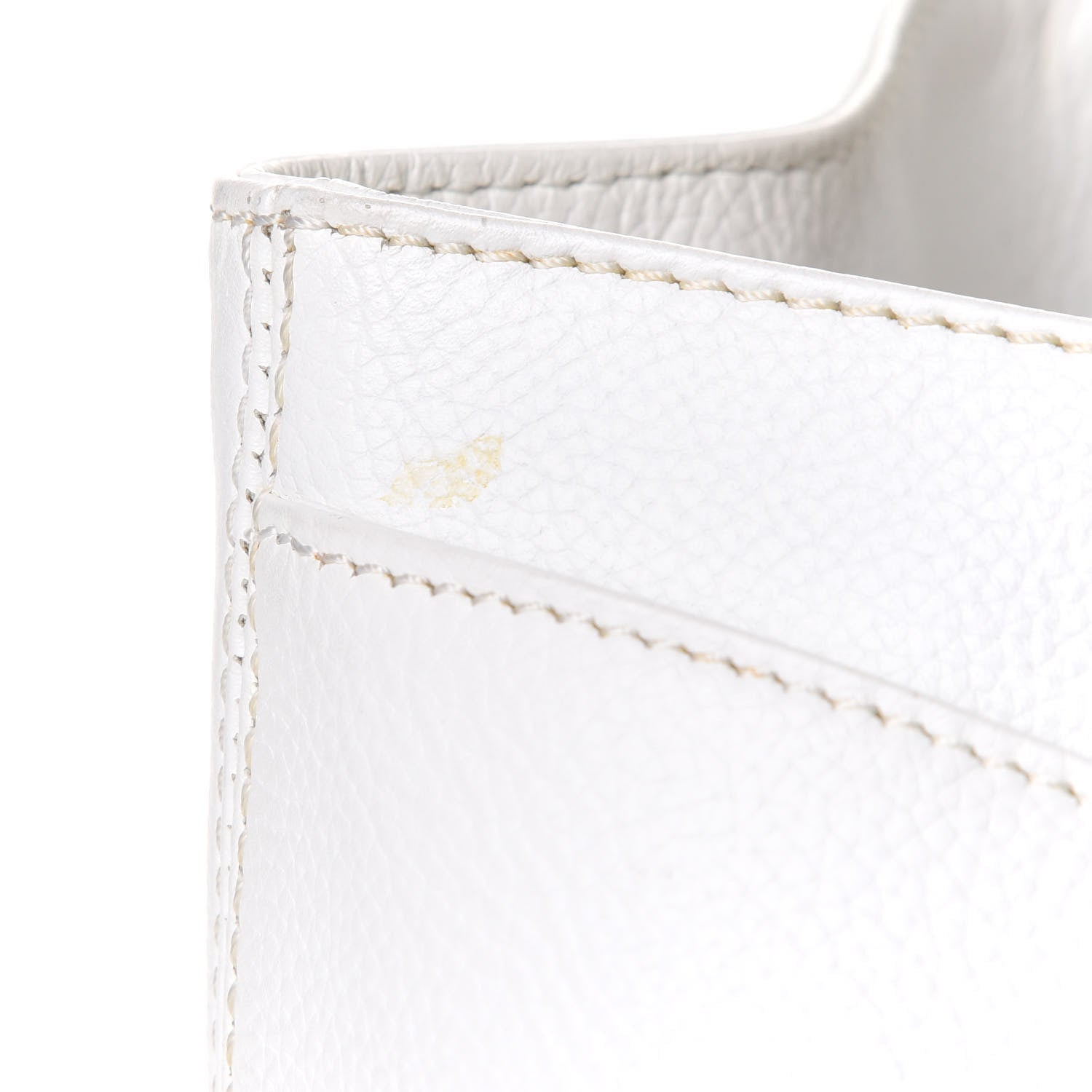 Chanel Calfskin Cerf Executive Shopper Tote White 11 of 15
