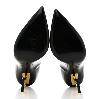 Saint Laurent Patent Opyum 110 Pumps 39 Black Gold 5 of 9